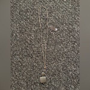 NWT Brand new, never worn J.Jill Geometric Pendant Necklace. Adjustable length.